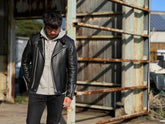 ACV-SW01 ZIP-UP HOODIE - LIGHT GREY - May club